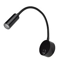 Светильник настенный Uniel ULT-F21-3W/4000K IP20 220В 3Вт 4000К Черный картинка 